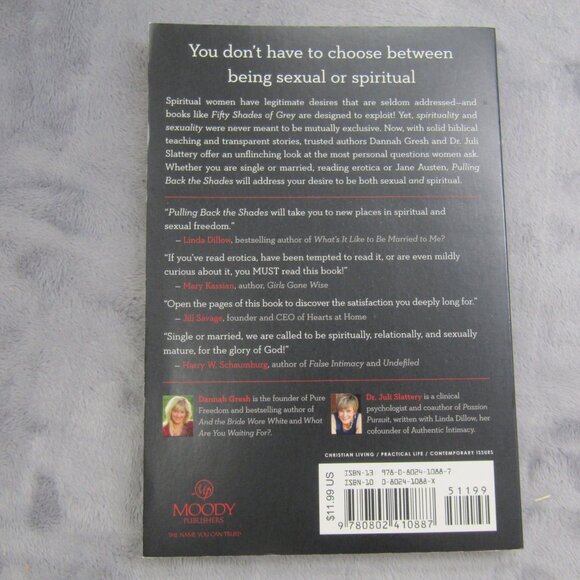 Pulling Back The Shades By Dannah Gresh & Dr. Juli Slattery Papercover Book - Picture 5 of 6